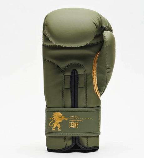 Guantoni da boxe Leone GN059G – Kaki Verde/Oro