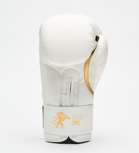 Guantoni da boxe Leone GN059W – Bianco/Oro