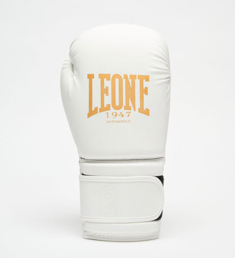 Guantoni da boxe Leone GN059W – Bianco/Oro