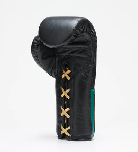 Guantoni da boxe Leone Sport con allacciatura - Orlando Classic - Nero - Guantoni da boxe