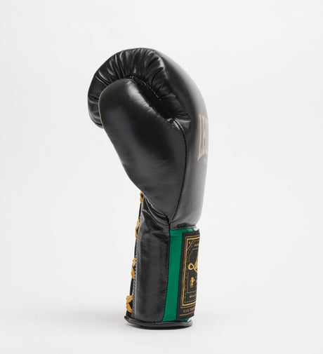 Guantoni da boxe Leone Sport con allacciatura - Orlando Classic - Nero - Guantoni da boxe