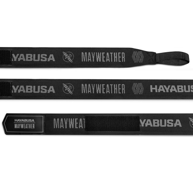 Hayabusa x Mayweather Deluxe Hand wraps - Black/Gray