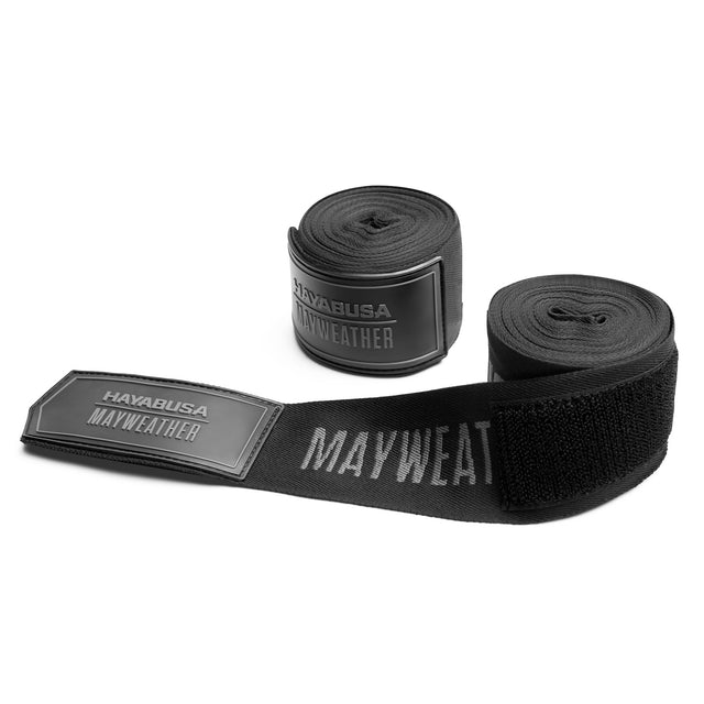 Hayabusa x Mayweather Deluxe Hand wraps - Black/Gray