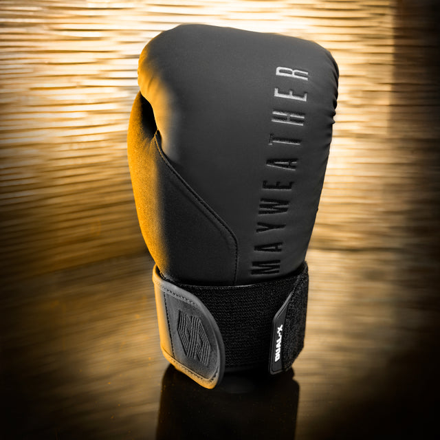 Hayabusa x Mayweather Boxhandschuhe Champ – Schwarz/Schwarz