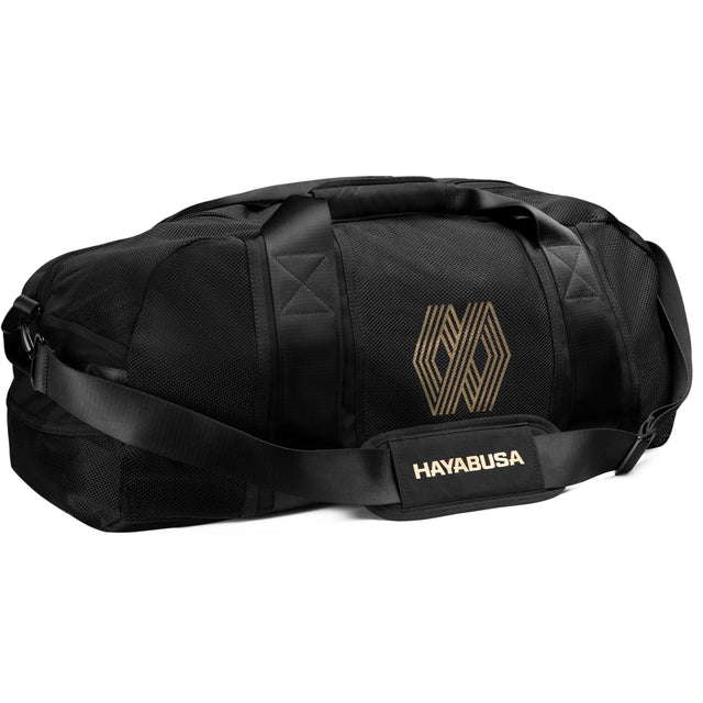 Borsa sportiva Hayabusa x Mayweather Mesh – Nero/Oro