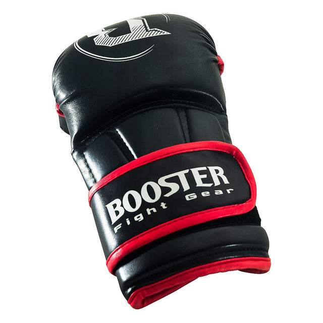 Gants de sparring MMA Booster Pro – Noir/Rouge