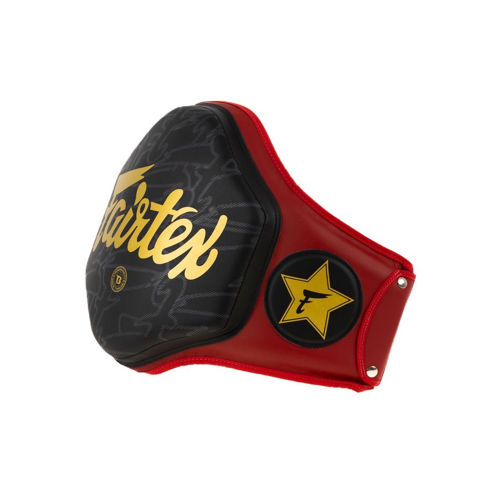 Ceinture de protection Fairtex FXB - Rouge/Noir/Doré