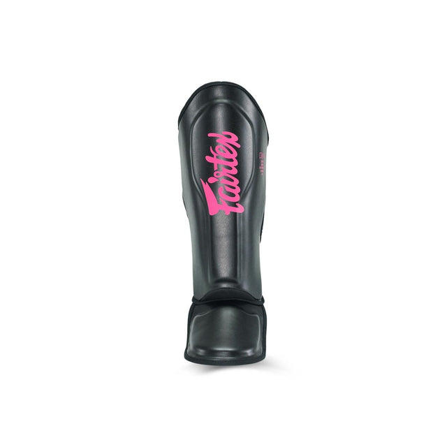 Fairtex Kickboks Scheenbeschermers FXB - Zwart/Roze