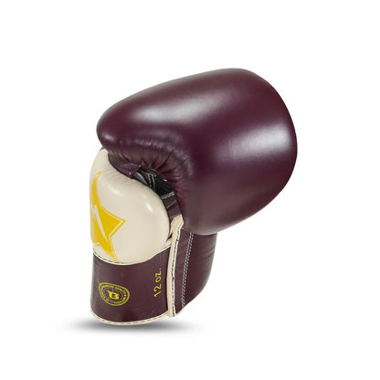 Gants de boxe Fairtex FXB V2 - Rouge bordeaux/Crème