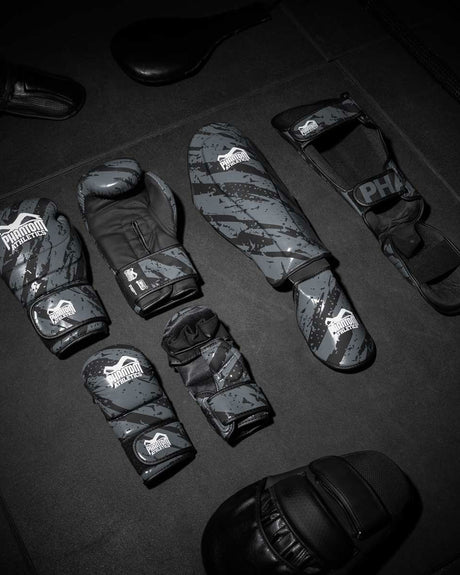 Protège-tibias Phantom Athletics Camo Tiger – Gris