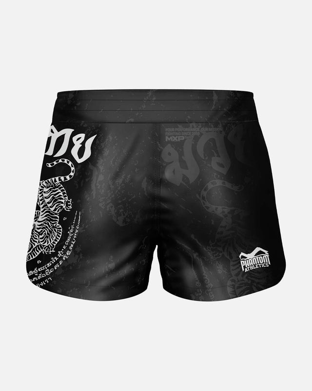 Shorts de Muay Thai Phantom Athletics Fusion – Noir