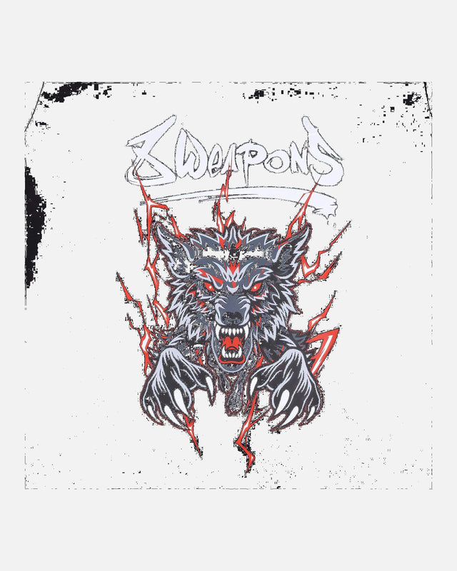 Camiseta 8 WEAPONS Beastial Wolf – Negro/Rojo