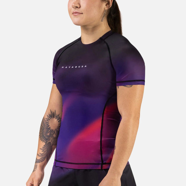 Hayabusa Rashguard Apex Nova Kurzarm Damen – Lila