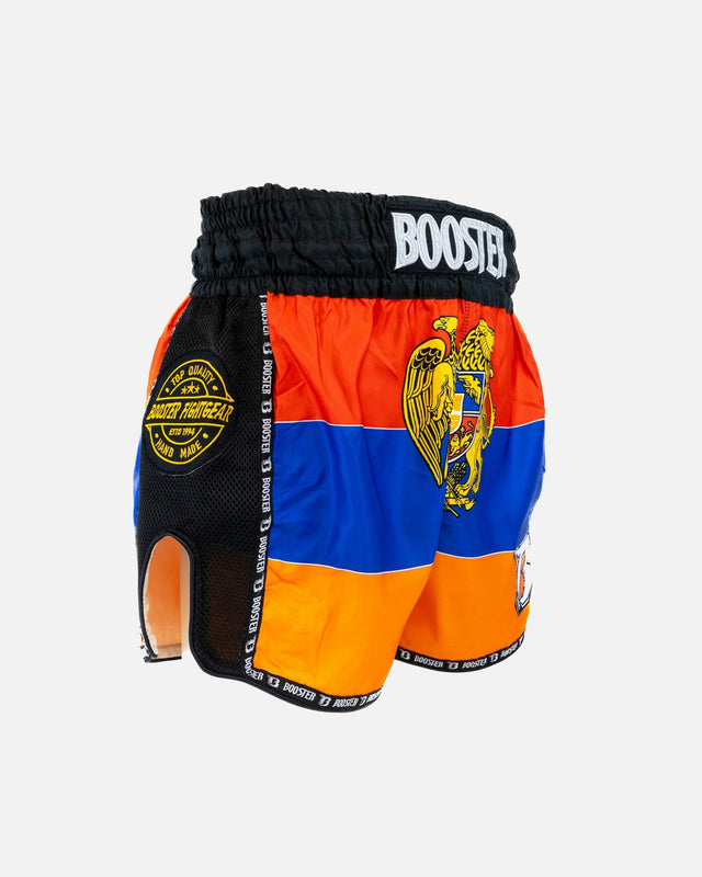 Shorts de Muay Thai Booster Country Armenia – Noir