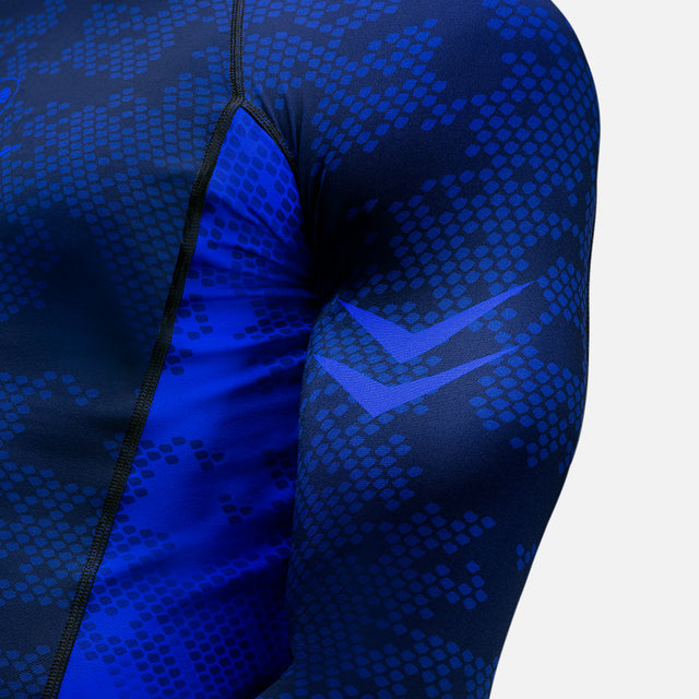 Hayabusa Rashguard Ranked Lange Mouwen – Blau