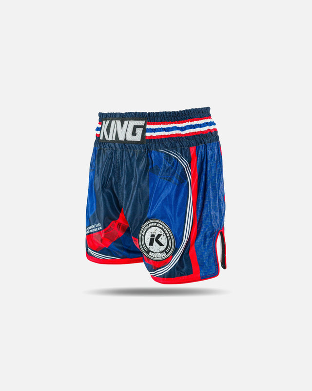 Pantalones de Muay Thai King Pro Boxing Flag – Azul