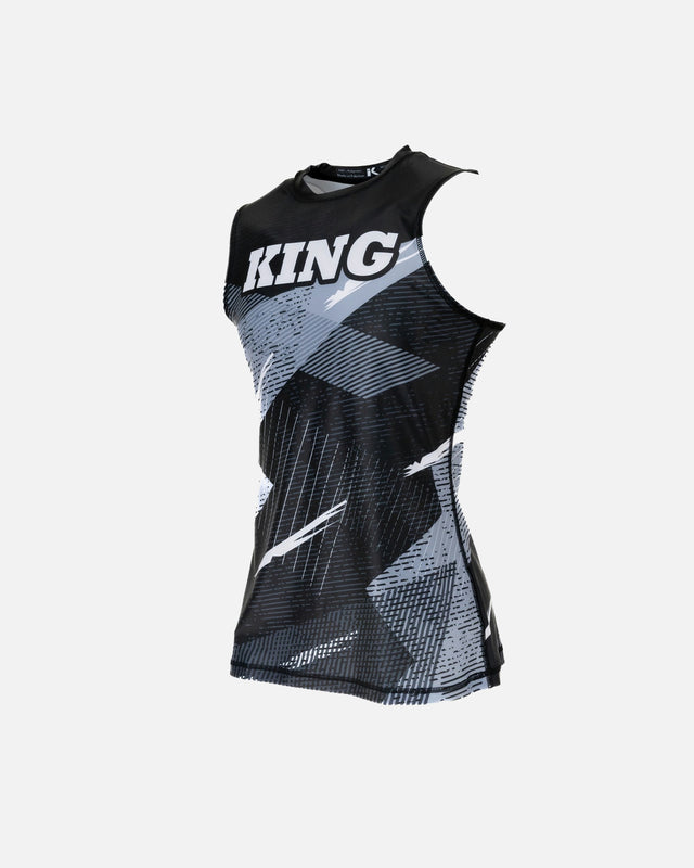 King Pro Boxing Rashguard Shadow 1 Women's – Black