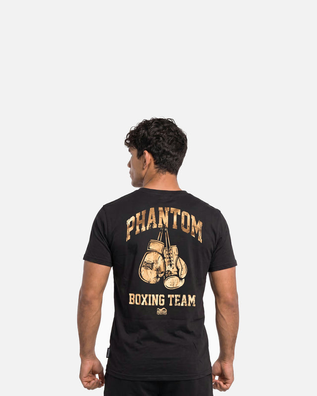 T-Shirt Phantom Athletics Boxing Team – Nero/Oro