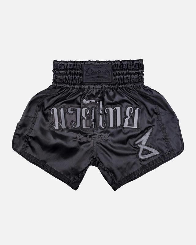 8 WEAPONS Muay Thai Shorts Bangkok - Zwart