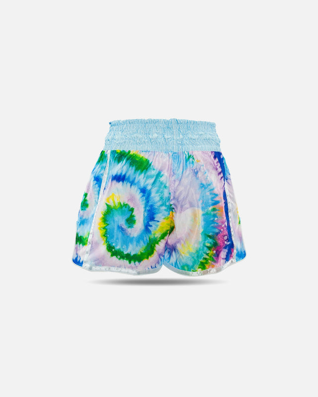 Shorts de Muay Thai Booster TBT Swirl – Bleu