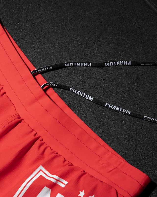 Shorts de MMA Phantom Athletics Fusion-R Make MMA Great Again – Rouge