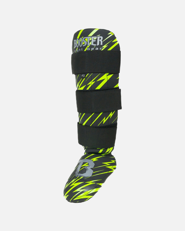Espinilleras Booster Combat Series 5 Niños – Negro