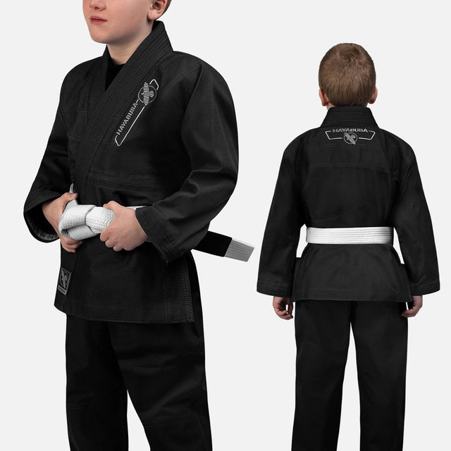 Kimono BJJ Hayabusa Essential Bambini – Nero