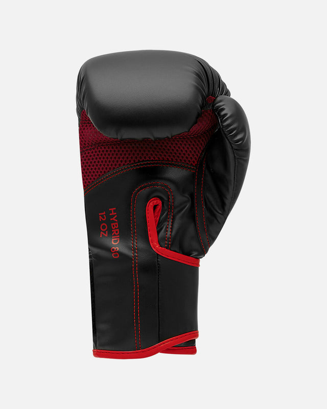 Gants de boxe Adidas Hybrid 80 – Noir/Rouge