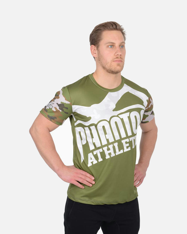 T-shirt d'entraînement Phantom Athletics EVO Warfare – Camouflage Army