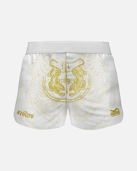 Phantom Athletics Muay Thai Shorts Fusion - Wit/Goud