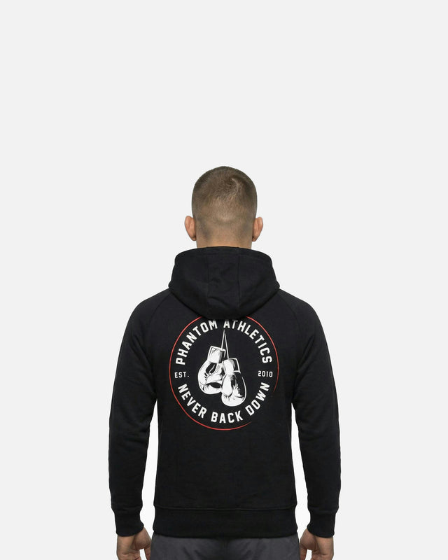 Phantom Athletics Hoodie Never Back Down – Schwarz