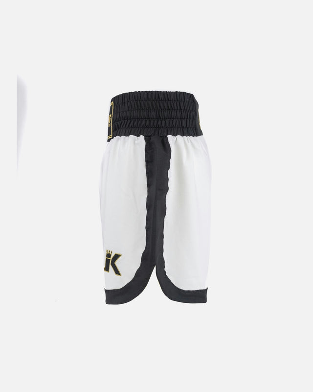 Pantaloncini da boxe King Pro Boxing Apex Pro 2 – Bianco