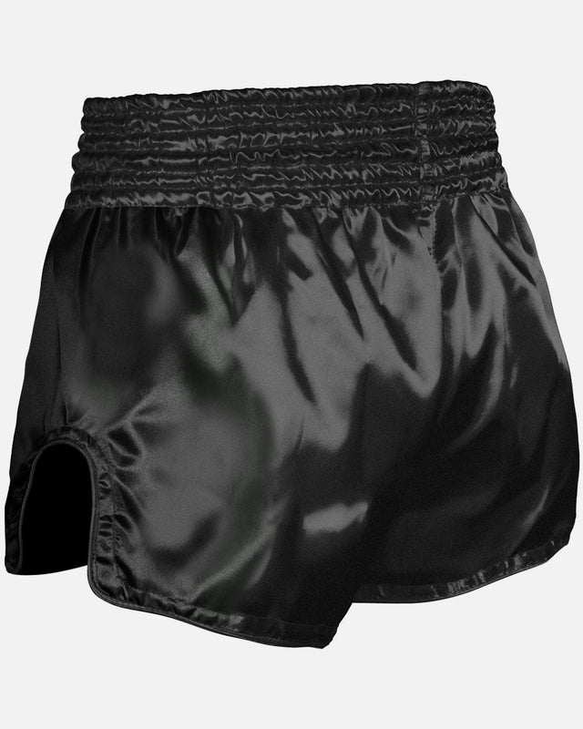 8 WEAPONS Muay Thai Shorts Strike - Sort/Hvid