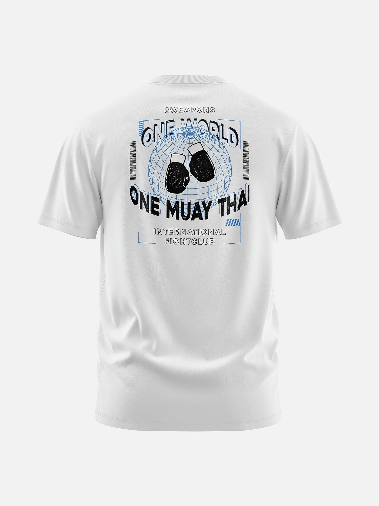 T-shirt 8 WEAPONS 1W1MT Oversize – Blanc