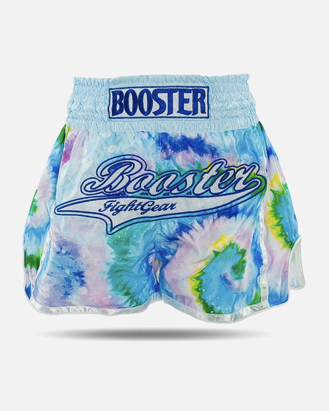 Shorts de Muay Thai Booster TBT Swirl – Bleu