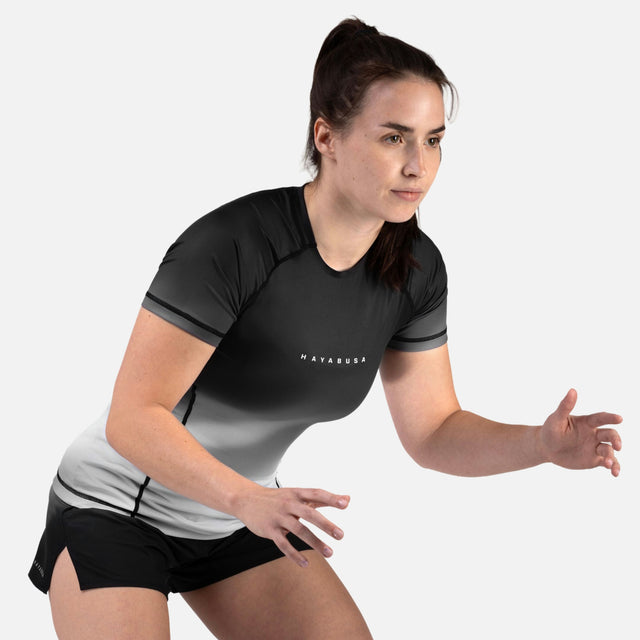 Hayabusa Rashguard Apex Nova Short Sleeves Women's – Grey