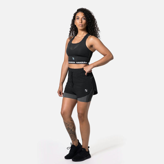 Pantalones de entrenamiento Hayabusa para mujer - Negro