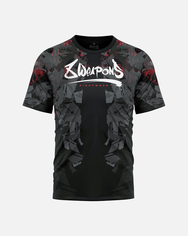 8 WEAPONS T-Shirt Hit 2.0 – Black/Red