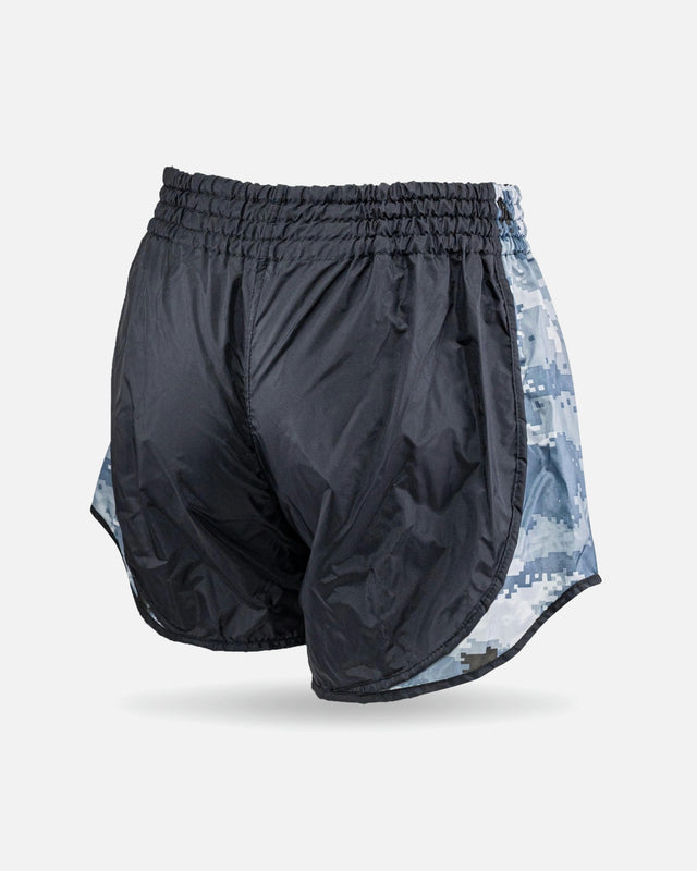 Shorts de Muay Thai Booster Retro Hybrid – Gris