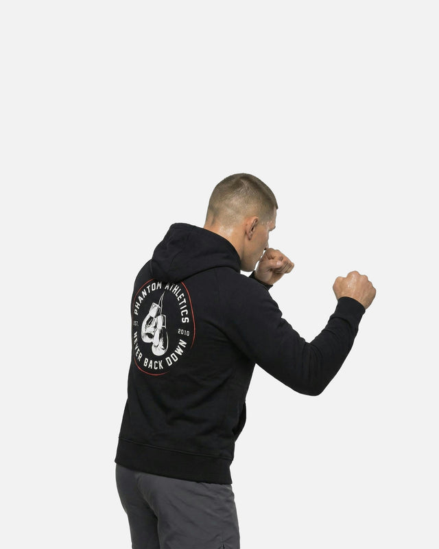 Phantom Athletics Hoodie Never Back Down – Schwarz