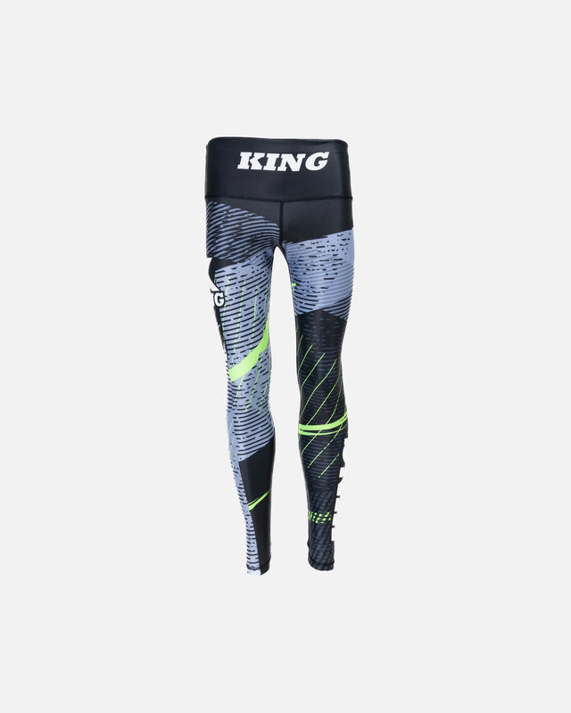 King Pro Boxing Compressie Shorts Shadow Dames - Zwart