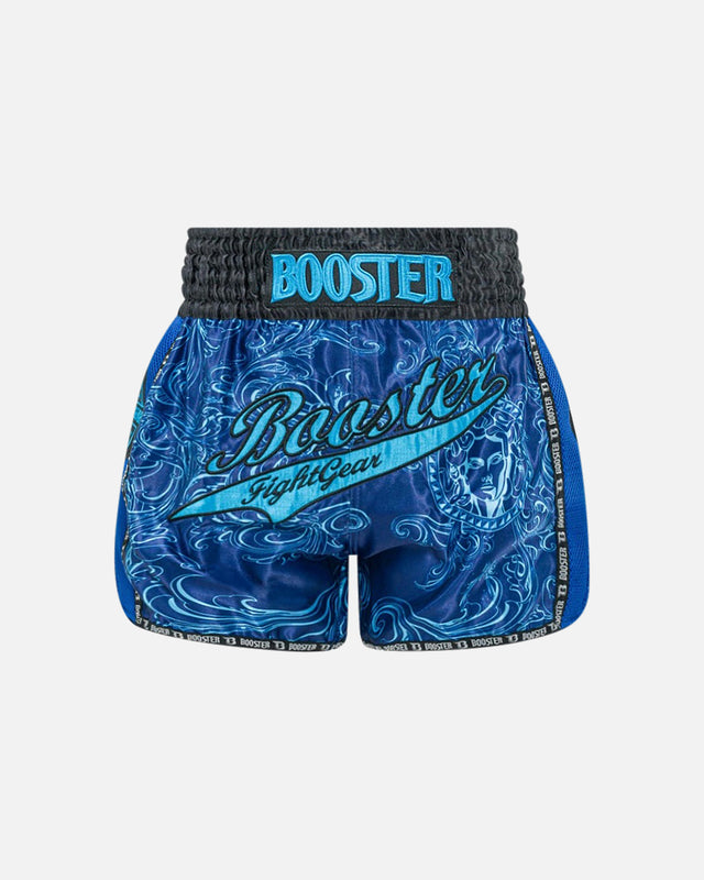 Pantaloncini Muay Thai Booster Medusa – Blu