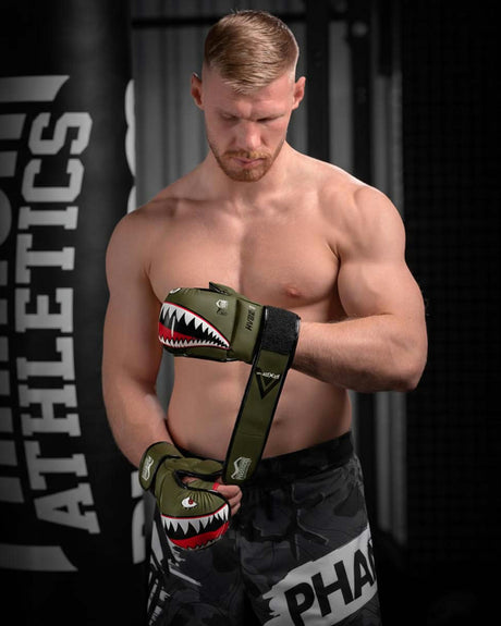 Guanti MMA Phantom Athletics Fight Squad – Verde militare
