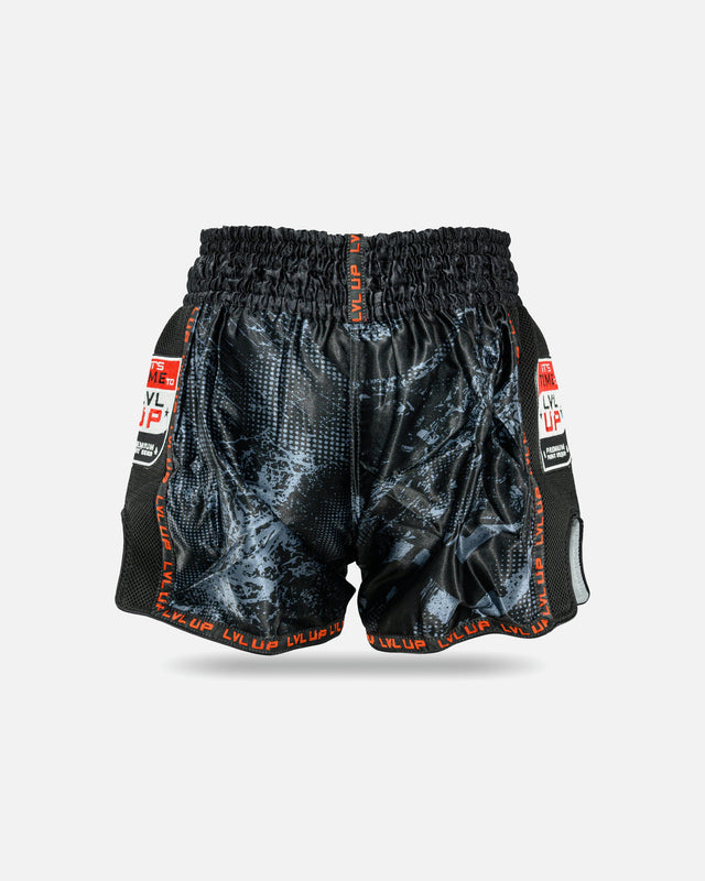 LVL UP Muay Thai Shorts Stadium – Black