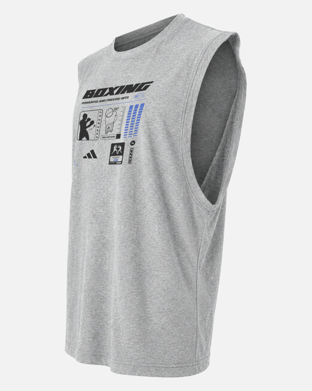 Adidas T-shirt Boxing Graphic Line SL - Grå