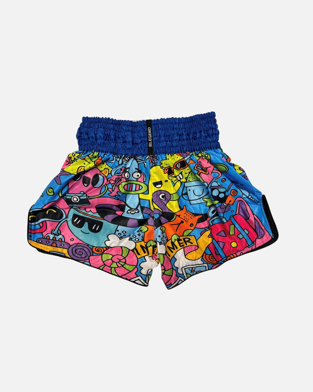 Shorts de Muay Thai Blegend Legend 11 – Bleu