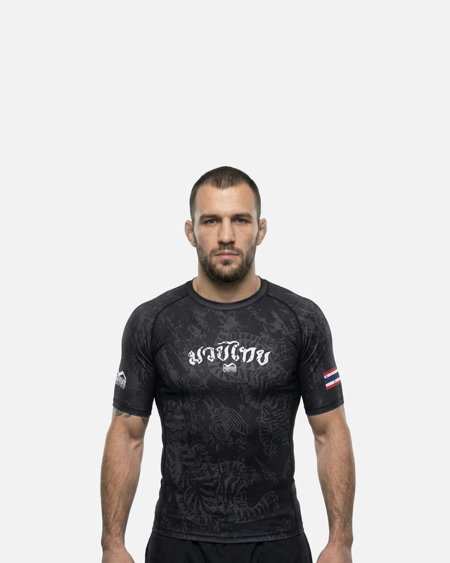 Rashguard Phantom Athletics Muay Thai – Noir/Gris