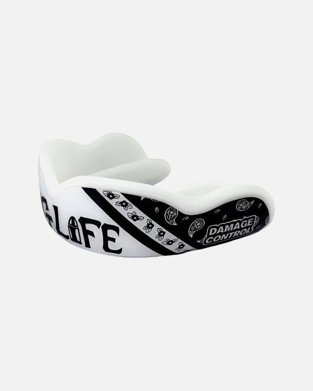 Damage Control Mouthguard Extreme Impact Series Thug Life – Black/White