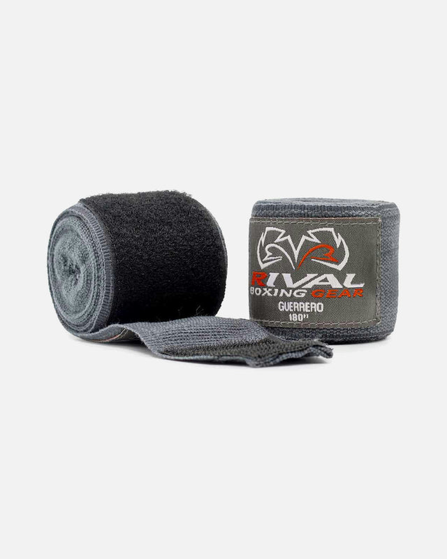 Bandes de boxe Rival Guerrero 450 cm – Gris anthracite