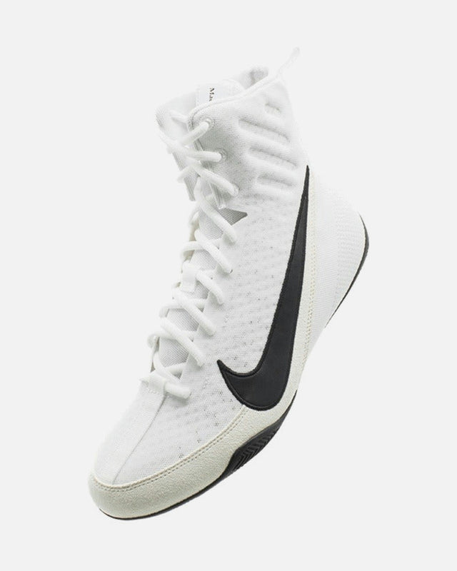 Chaussures de boxe Nike Machomai 3 – Blanc/Noir